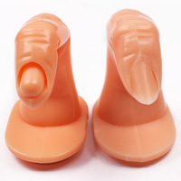 Main d'entraînement professionnelle en gel plastique solide pour la pratique 3D, modèle de main pour la manucure et le nail art