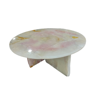 Table basse en marbre haut de gamme salon Antique français lumière Table d'appoint de luxe Villa hôtel Table basse en marbre