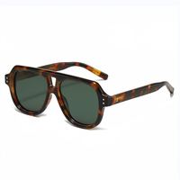 Haute qualité bas prix carré Rectangle sans monture soleil verre classique hommes Double ponts carré acétate lunettes de soleil 2025