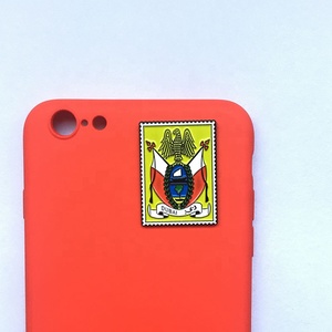 Insignia Metálica con el Logotipo del Halcón y las Banderas de los Emiratos Árabes Unidos (EAU) para Pegar en el Teléfono Móvil, Molde Gratuito - Product Image 1