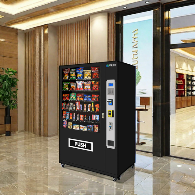 IMT  Self Serve Ice Water Vending Machine Snacks and Soft Drinks Vending Machines Manufacturer