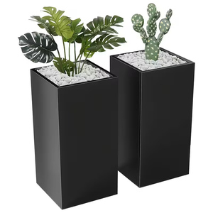 Maceta <span class=keywords><strong>de</strong></span> Metal Grabada Personalizada para Regalos, <span class=keywords><strong>Jardinera</strong></span> <span class=keywords><strong>de</strong></span> Metal para <span class=keywords><strong>Patio</strong></span>, Jardín, Área <span class=keywords><strong>de</strong></span> Comedor al Aire Libre, Entrada <span class=keywords><strong>de</strong></span> Vehículos - Product Image 5