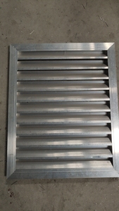 Panel de Ventilación con Rejillas de Aluminio, Recubrimiento en Polvo Anticorrosión para Aplicaciones Exteriores, Diseño Minimalista, Tamaño Personalizado - Product Image 2