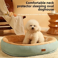 Best-seller Lit de luxe écologique pour animaux de compagnie en mousse amovible, lavable et imperméable pour grands chiens