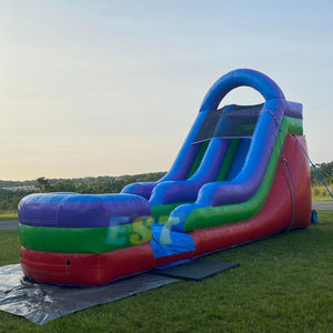 Grands toboggans gonflables avec piscine toboggans pour enfants et adultes toboggans commerciaux jeux de fête d'arrière-cour - Product Image 4