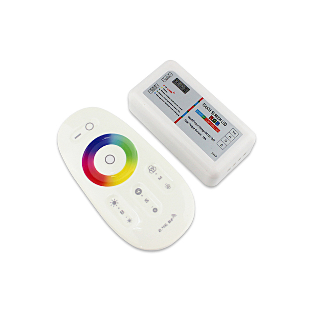 Best Quality DC12V 2.4G RF Touch RGB PWM RF 2.4G RGB Touch Remote Control LED Controller for  LED RGB Strip Light