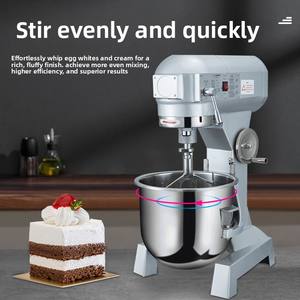 Andiwei เครื่องนวดผสมไฟฟ้าอเนกประสงค์สำหรับการค้าควบคุมแบบดิจิตอล304ชามสแตนเลส220สูง V <span class=keywords><strong>แป้ง</strong></span> - Product Image 2