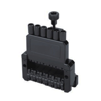 6 String Tailpiece Saddle Tremolo Set Headless Guitar Bridge with Screws Wrenches for Music Instrument Accessories