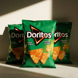 Bolsa de Embalaje Personalizada para <span class=keywords><strong>Doritos</strong></span>, Sellado Trasero, Bolsa Sellada de Tres Lados para Papas Fritas, Suministro para Fábrica de Alimentos - Product Image 6