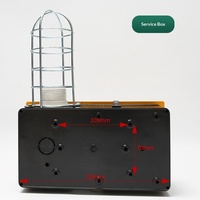 Boîte d'inspection de puits d'ascenseur Mitsubishi en acier inoxydable de haute qualité pour Kone JX01 XD, idéale pour les hôpitaux, appartements et écoles