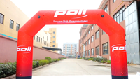 Arche gonflable personnalisée pour la publicité de course Arche gonflable de ligne d'arrivée de ligne de départ de porte