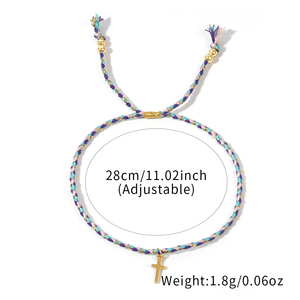 สร้อยข้อมือลูกปัดปรับได้ทำมือ Resoul สำหรับผู้หญิง เครื่องประดับศาสนาคริสต์ สายรัดข้อมือแบบเชือก ของขวัญสำหรับฤดูร้อนและชายหาด - Product Image 5