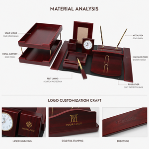 Décorations de Bureau Haut de Gamme Luxe Léger, Rangement et <span class=keywords><strong>Porte</strong></span>-<span class=keywords><strong>Stylo</strong></span> Créatifs de Bureau pour Bureau de Patron, Ensembles de Bureau - Product Image 3