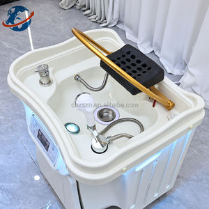 Équipement de lavage de cheveux mobile pour salon de beauté, <span class=keywords><strong>massage</strong></span>, spa capillaire, lavabo portable, bac à shampooing - Product Image 4