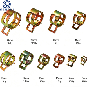 <span class=keywords><strong>Collier</strong></span> de serrage <span class=keywords><strong>à</strong></span> ressort multicolore <span class=keywords><strong>auto</strong></span>-<span class=keywords><strong>serrant</strong></span> en zinc pour tuyau de carburant et tuyau d'aspiration, installation rapide - Product Image 1