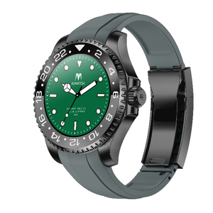 Montre connectée Definite M11 avec écran AMOLED de 1,19 pouces, batterie de 260 mAh, appels Bluetooth, rappel SMS, surveillance du sommeil pour iOS et Android, couleur argent - Product Image 3