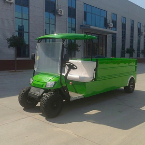 2 Seat Electric Utility Golf Cart CE Certified Steel Frame Lithium Battery 30-50km/h Large Cargo <b>Bed</b> for Golf Course Maintenance - Product Image 1