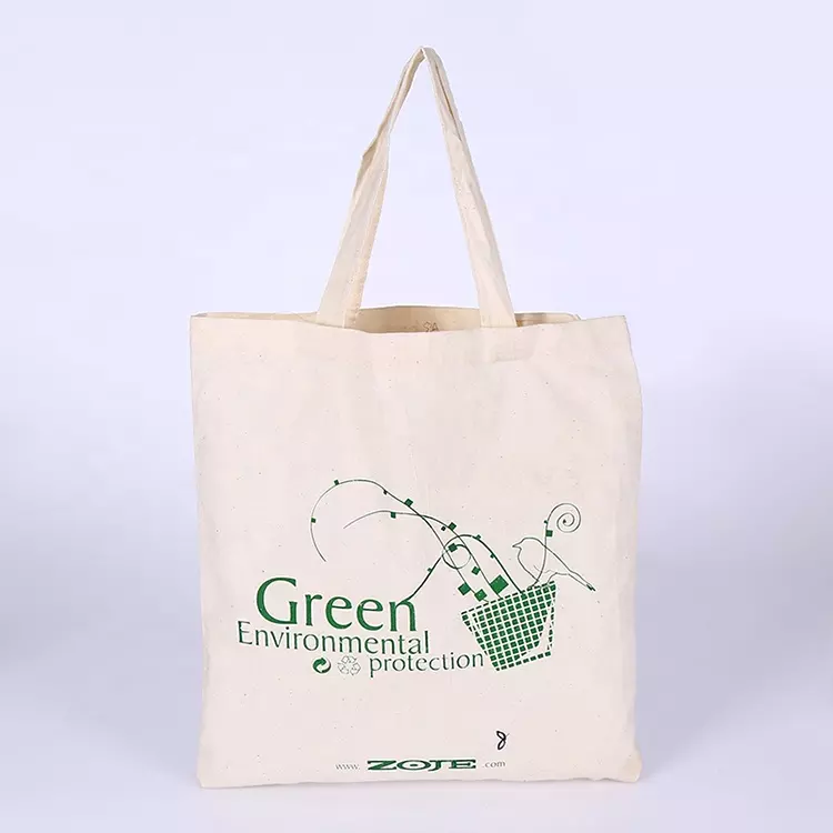 Reusable Eco Friendly Shopping Tote Canvas Cotton Tote Bag