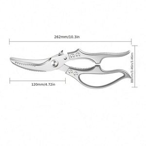 Tijeras Multifuncionales de Acero Inoxidable, Especiales para Cocina, para Cortar Pollo, Pato, Ganso, Carne y Espinas de Pescado, Uso Doméstico - Product Image 1