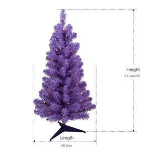 Decoración Festiva para el Hogar, Árbol de Navidad Artificial Verde, Árbol de Navidad Artificial de PVC - Product Image 1