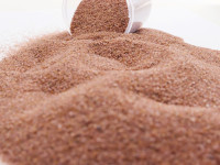 Sable de grenat alluvial recyclable 80 mesh, grenat marin arrondi/sub-angulaire pour une découpe jet d'eau plus rapide et un sablage à faible émission de poussière