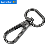 Mousqueton pour chien de grande taille en alliage de zinc, anneau simple, pour laisse de chien
