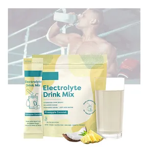 OEM/ODM Post Workout and Recovery Keto Electrolyte Powder Pineapple Coconut Hydration Energy Drink