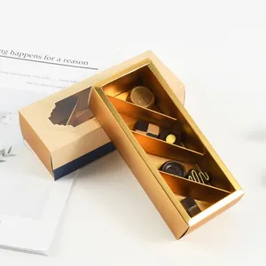 Benutzer definierte umwelt freundliche Party Sushi Früchte Schokolade Cookie Papier boxen Dessert Box Catering Verpackungs platte mit Trennwänden