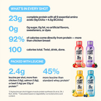 Boisson énergétique protéinée Peakfuel à faible teneur en sucre, 5% de protéines, marque privée, nutrition sportive