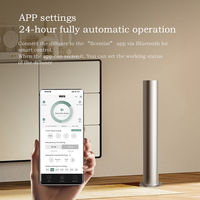 Diffuseur de parfum sans eau en aluminium à grande couverture, commande automatique par application, silencieux, certifié CE FCC, idéal pour villas et bureaux de vente – Vente directe usine