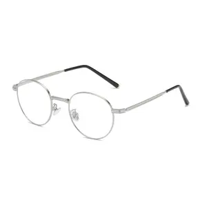 Vintage Metal Optical Frames Wholesale New Eyeglass Round Shape Eyeglass Frames For Women Classic Men Eyewear