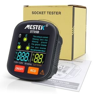 ST05B <strong>Socket</strong> Standard US Ground Tester US <strong>Plug</strong> Industrial Electric Wall <strong>Socket</strong> Cheap GFCI <strong>RCD</strong> Digital Black <strong>Socket</strong> - Product Image 6