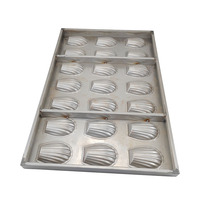 Haute qualité personnalisé industriel Alusteel métal cuisson Madeleine moule 400x600 coquille pain moule antiadhésif Cupcake tasse gâteau plateaux ensemble