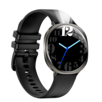 Montre connectée ultra-fine M301 avec écran AMOLED incurvé de 1,32 pouces, silicone, lampe de poche intégrée, étanche IP68, fréquence cardiaque, suivi d'activité