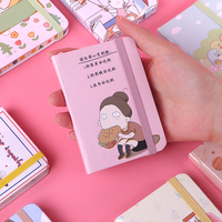 Mini bloc-notes pour étudiant, carnet de notes, carnet de notes, papeterie, carnet de poche, dessin animé A6