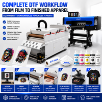 Imprimante DTF pour transfert de vêtements I3200 à 4 têtes de 60 cm, fournie par l'usine