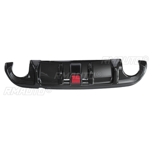 Difusor de Parachoques Trasero para Auto, Aspecto de Fibra de Carbono/Negro, con Luz de Freno LED, para Infiniti Q50 2014-2017 - Product Image 2