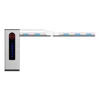 Usine Ankuai Barrière Porte AKD117 Noir BLDC 220V Bras Droit Boom RFID Smart Parking Parc Supermarché