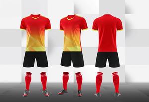 ชุดฟุตบอลฤดูร้อนแบบระบายอากาศได้ดี แห้งเร็ว สำหรับผู้ชาย ผู้ใหญ่ พร้อมบริการสกรีนชื่อทีมสโมสรด้วยเทคนิคการถ่ายเทความร้อน เหมาะสำหรับการฝึกซ้อมและการแข่งขัน - Product Image 4