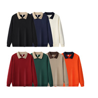 Sweat-shirt à manches longues pour homme en polyester, coupe ajustée, broderie personnalisée, uniforme de travail d'équipe, vêtements d'automne et d'hiver