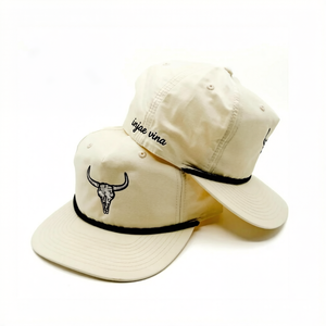 256 Gorra Snapback de 5 Paneles con Diseño de Calavera de Vaca, Estilo Sombrero de Cuerda, de Perfil Bajo, en Lona de Nylon Suave, Unisex, para Actividades al Aire Libre, Pesca, Playa y Moda - Product Image 2