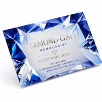 Cartes de visite personnalisées imprimées en couleur, thème créatif, dorure à chaud, pour salon de manucure, maquilleur, en papier de qualité supérieure