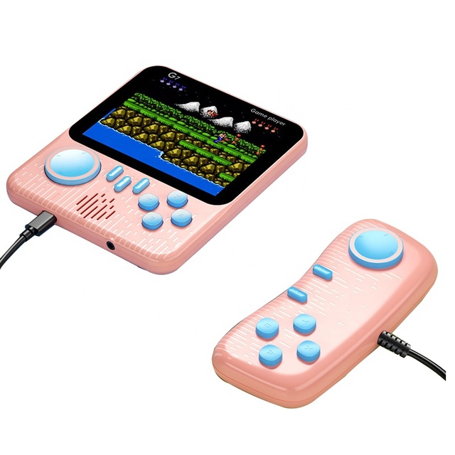 G7 Portable Classic Retro Handheld Console 3.5" Screen Built-in 666 Games AV Out Pocket Arcade Game Player Kid Gift