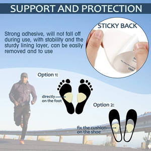 Подкладки для ног для мужчин и женщин, стельки из войлока для передней части стопы, шарики для обуви - Product Image 5