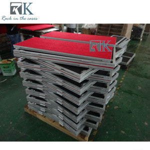 <b>Red</b> Carpeted Finish Platform Stage Outdoor Lightweight Event Stage Sale - Product Image 6