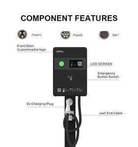 Chargeur AC intelligent pour véhicules électriques AMPPAL 7KW 14KW 22KW 44KW, station <span class=keywords><strong>de</strong></span> <span class=keywords><strong>recharge</strong></span> rapide pour voitures électriques, compatible Type 1 et Type 2 - Product Image 5