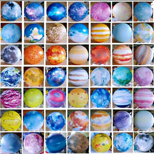 Inflatable thủy ngân kín khổng lồ lớn mặt trăng bóng quảng cáo Hành Tinh bóng bay với LED ánh sáng bên trong - Product Image 3