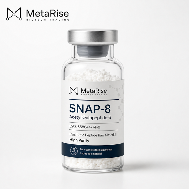 Acetyl Octapeptide 3 White Lyophilized Powder 98% Purity Peptide Raw Material GMP Certified CAS 868844-74-0 1g 24-Month Shelf