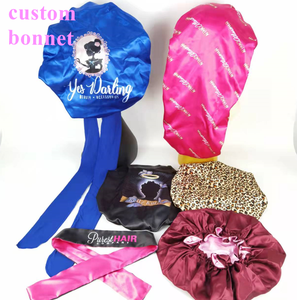 Gorro de Dormir de Seda y Satén de Lujo, Gorro de Doble Capa de Marcas <span class=keywords><strong>Famosas</strong></span>, Gorro Personalizado - Product Image 1