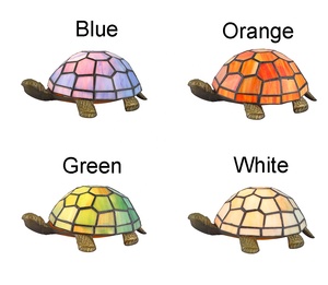مصباح سلحفاة على شكل حرف تيفاني, مصباح سلحفاة على شكل سلحفاة على شكل حرف تيفاني ، مصباح زجاجي ملون باللون الأخضر ، مصباح صغير على شكل حيوانات ألون لطيفة ، مصباح على شكل سلحفاة على شكل سلحفاة ، مصباح من الزجاج الملون باللون الأخضر ، مصباح صغير على شكل حيوانات - Product Image 2
